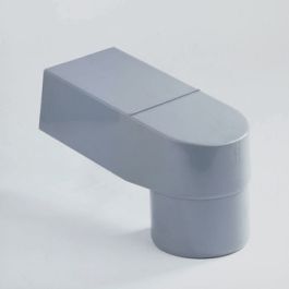 PVC stadsuitloop -  Ø100mm 60x100mm L=169mm