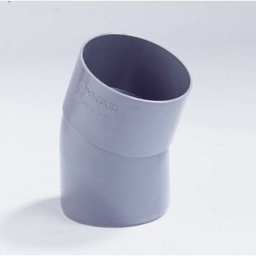 PVC bocht 22,5° mof/spie