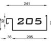 Model B205 - Aluminium